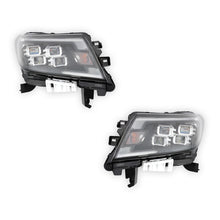 Nissan Navara D23 NP300 (2020 - 2025) Genuine Black LED Headlights LH + RH
