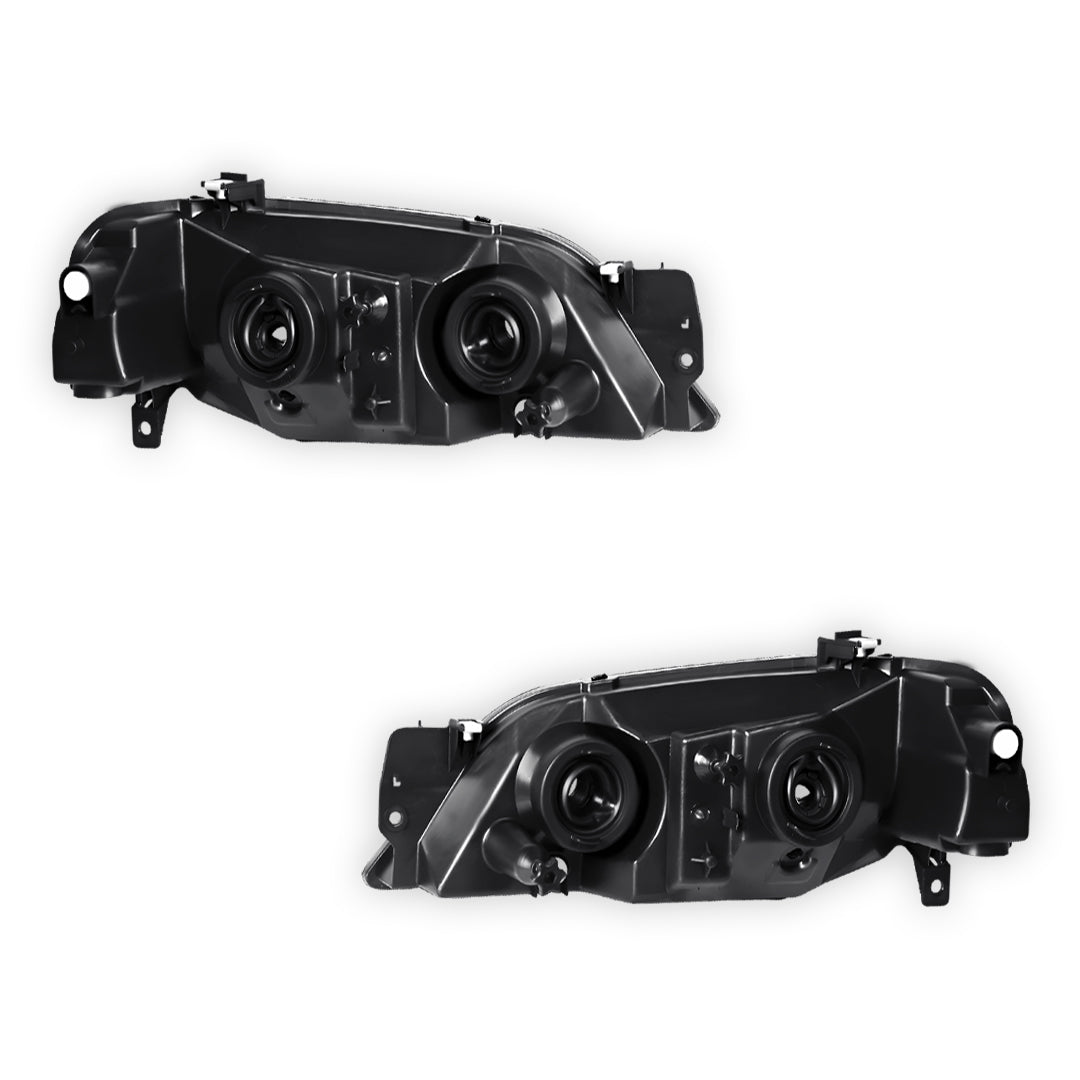 Ford Falcon BF Series 2 & 3 XT (2006 - 2011) Chrome OEM Style Headlights LH + RH