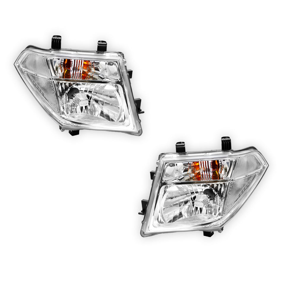 Nissan Navara D40 (2005 - 2010) OEM Style Headlights LH + RH