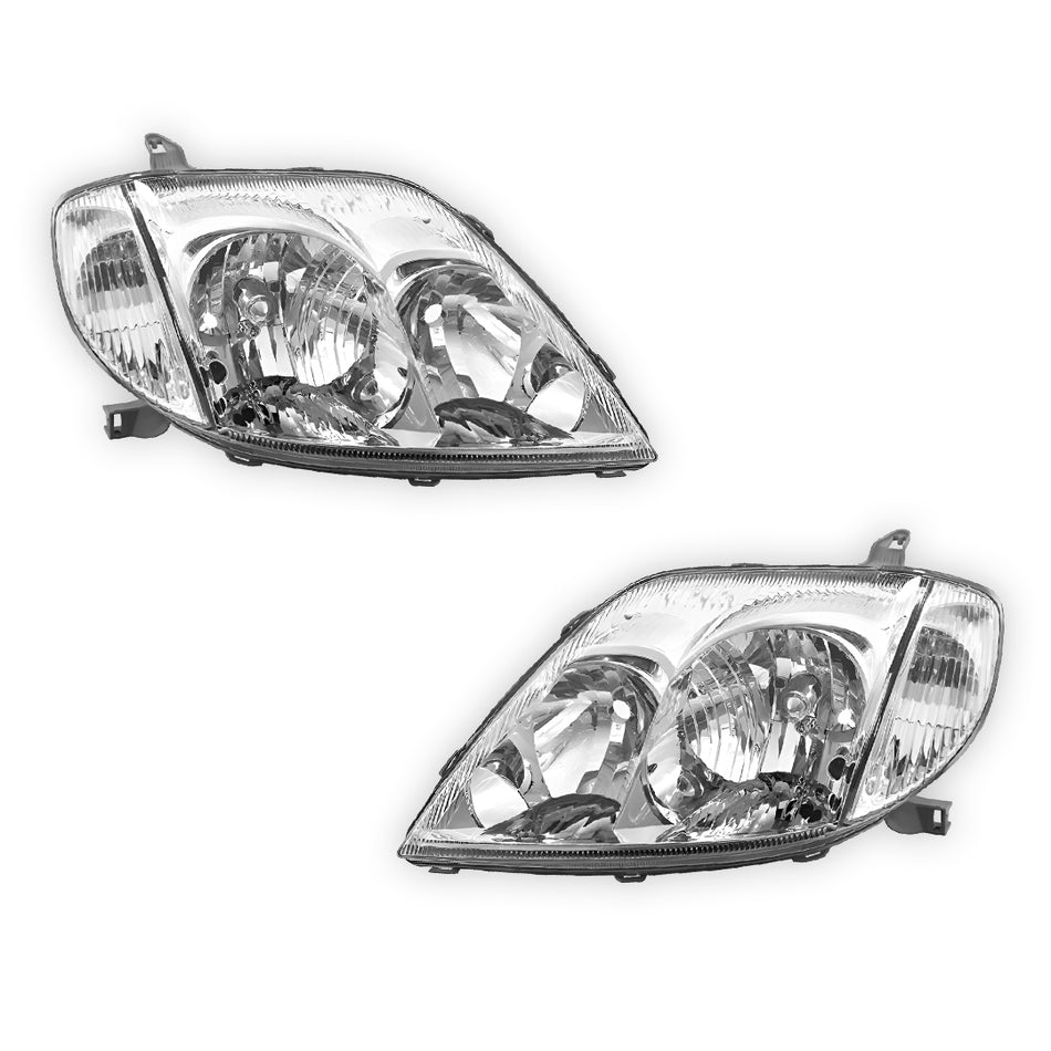 Toyota Corolla ZE122 (2004 - 2007) OEM Style Headlights LH + RH