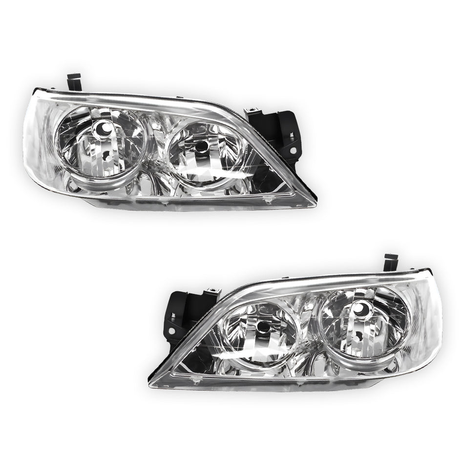 Ford Fairlane BF (2005 - 2007) OEM Style Headlights LH + RH