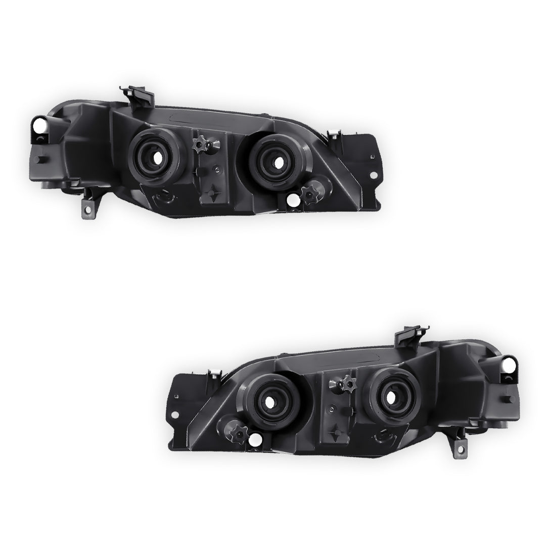 Ford Fairmont BF Series 1 (2005 - 2006) Black OEM Style Headlights LH + RH