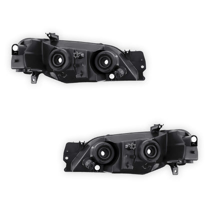 Ford Fairmont BF Series 1 (2005 - 2006) Black OEM Style Headlights LH + RH