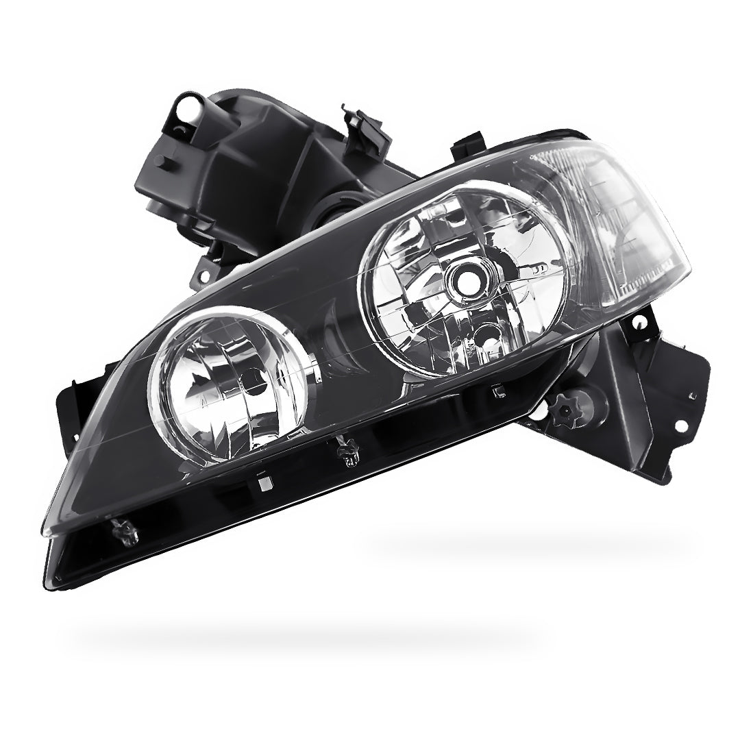 Ford Fairmont BF Series 1 (2005 - 2006) Black OEM Style Headlights LH + RH