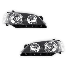 Ford Fairmont BF Series 1 (2005 - 2006) Black OEM Style Headlights LH + RH
