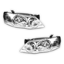 Ford Fairmont BF Series 2 (2006 - 2008) Chrome OEM Style Headlights LH + RH