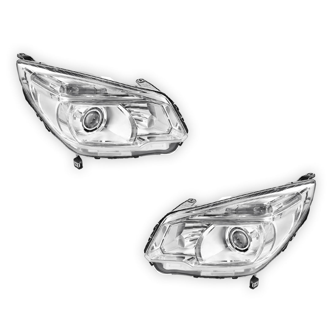 Holden Colorado 7 RG SUV (2012 - 2016) Genuine Full Chrome Projector Headlights LH + RH