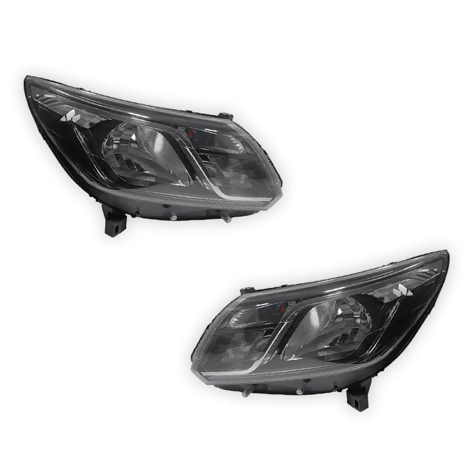 Holden Colorado Ute (2016 - 2020) Genuine Black LED Headlights LH + RH