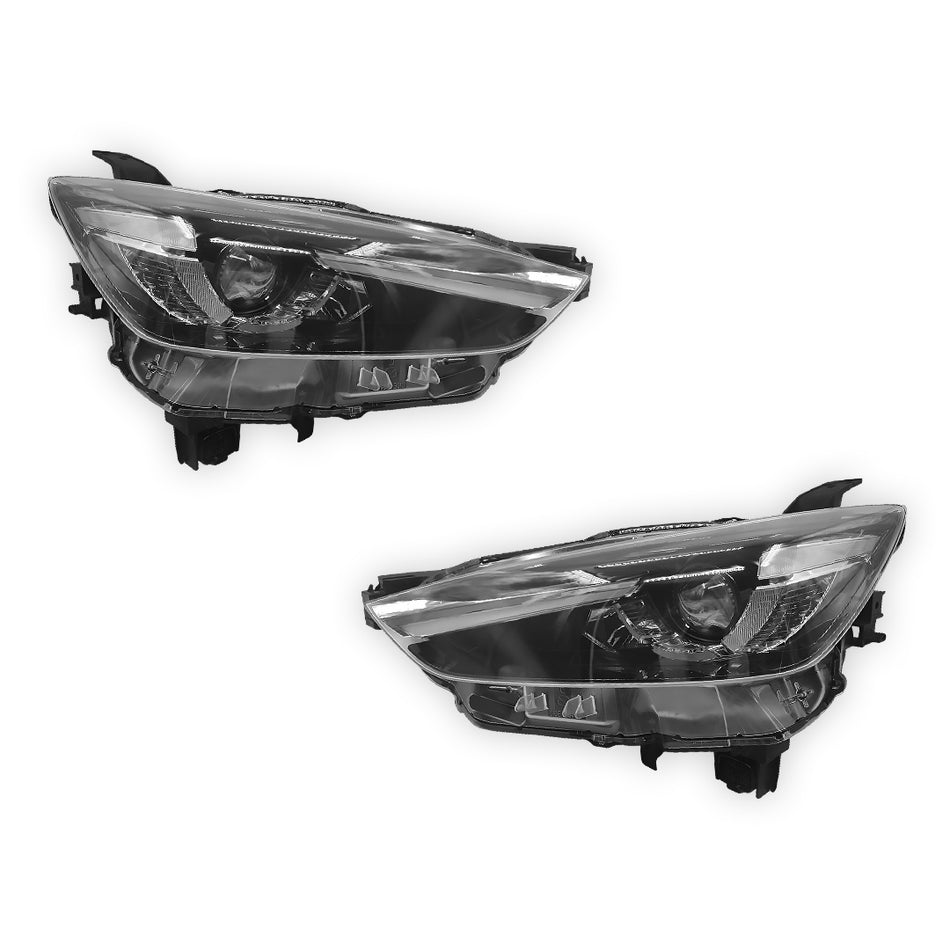 Mazda CX-3 DK (2015 - 2025) Genuine LED Non Adaptive Headlights LH + RH