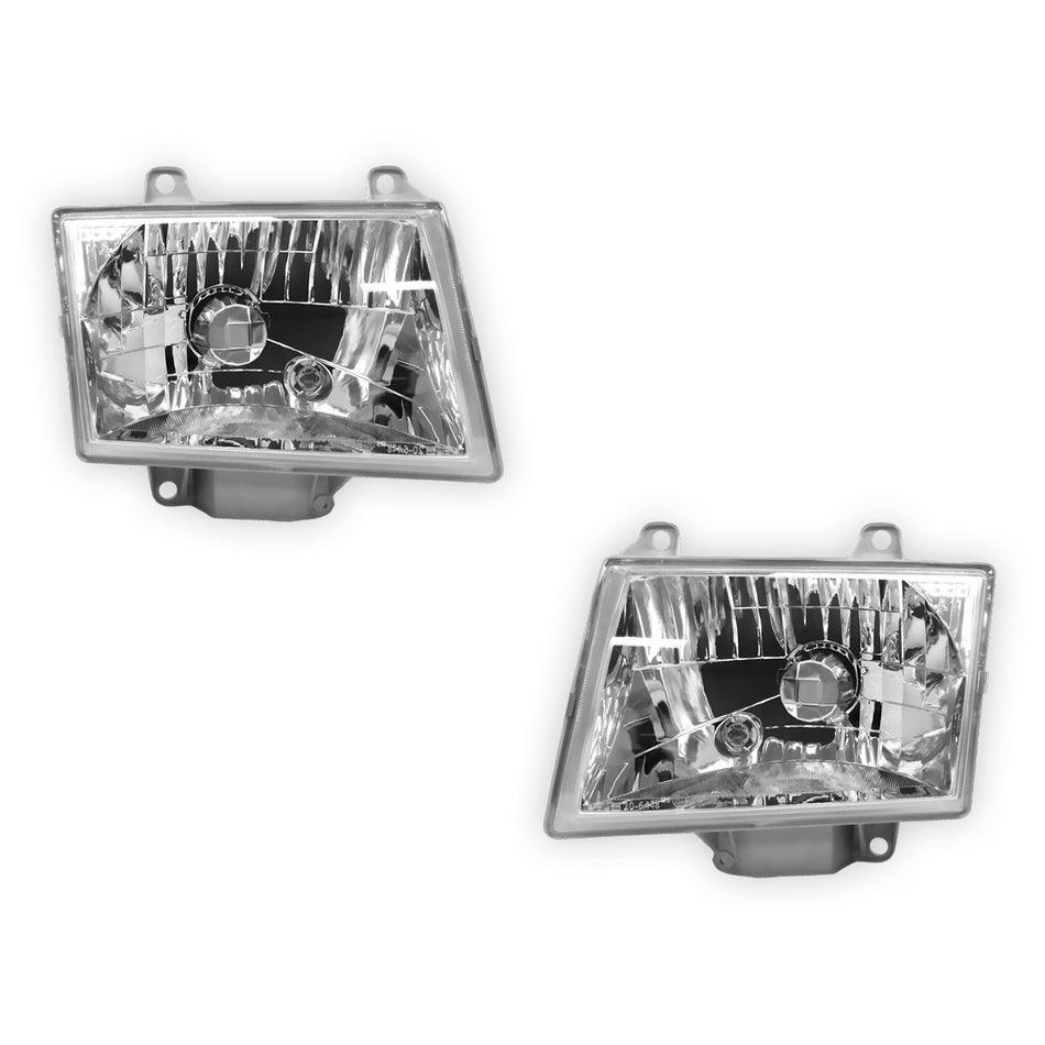 Mazda Bravo UN (2002 - 2006) OEM Style Black Headlights LH + RH