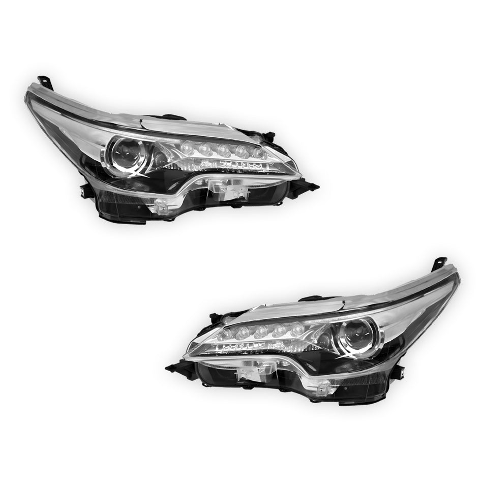Toyota Fortuner GUN156 (2015 - 2020) OEM Style Headlights LH + RH