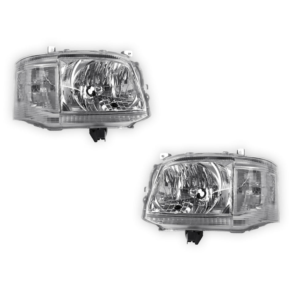 Toyota HiAce High Roof (2010 - 2013) OEM Style Headlights LH + RH