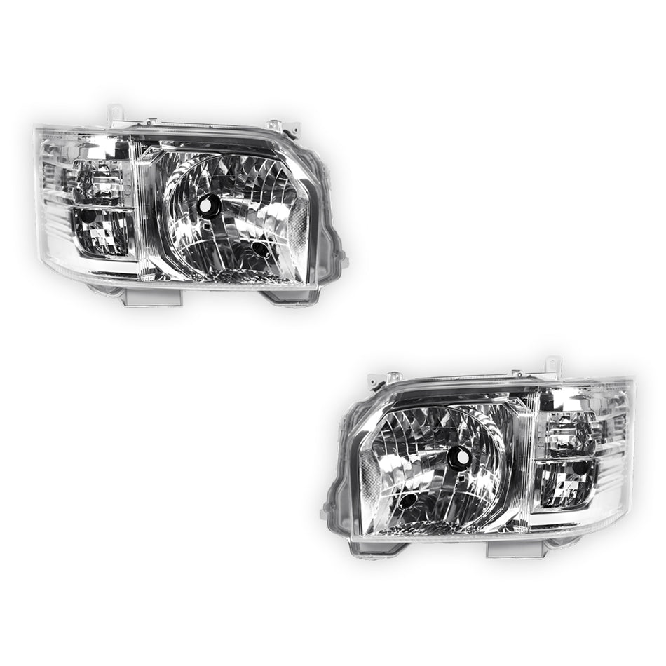 Toyota HiAce Low Roof (2013 - 2019) OEM Style Headlights LH + RH