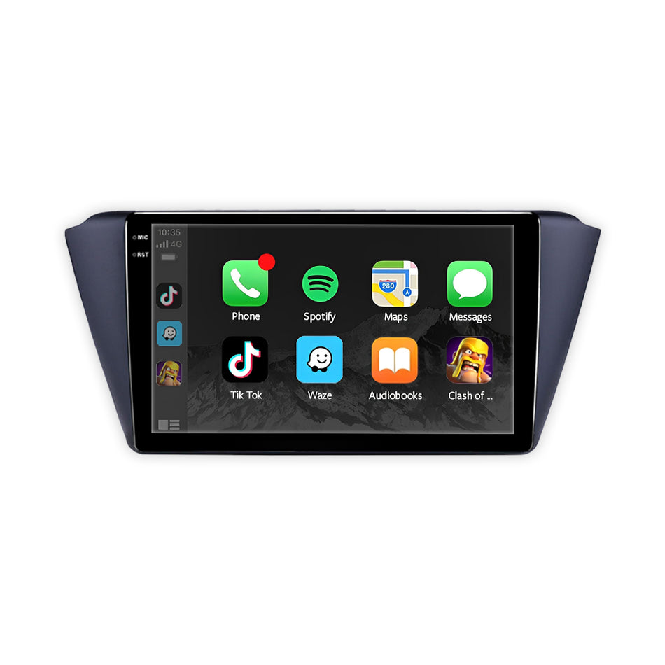 Skoda Fabia NJ (2015 - 2019) 10" Wireless Android 15 Head Unit for Apple CarPlay / Android Auto