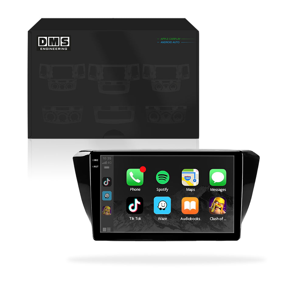 Skoda Superb NP (2015 - 2019) 10" Wireless Android 15 Head Unit for Apple CarPlay / Android Auto