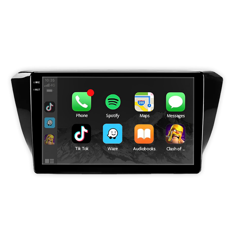 Skoda Superb NP (2015 - 2019) 10" Wireless Android 15 Head Unit for Apple CarPlay / Android Auto