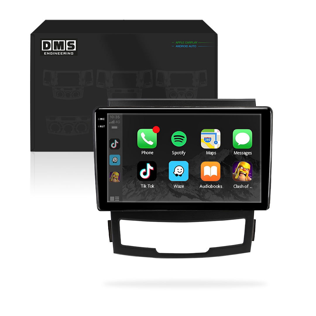 Ssangyong Korando 3 C200 (2010 - 2013) 9" Wireless Android 16 Head Unit for Apple CarPlay / Android Auto