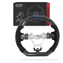 Subaru WRX VA (2015 - 2021) Carbon Fibre Alcantara Blue Line+ Stitching Steering Wheel