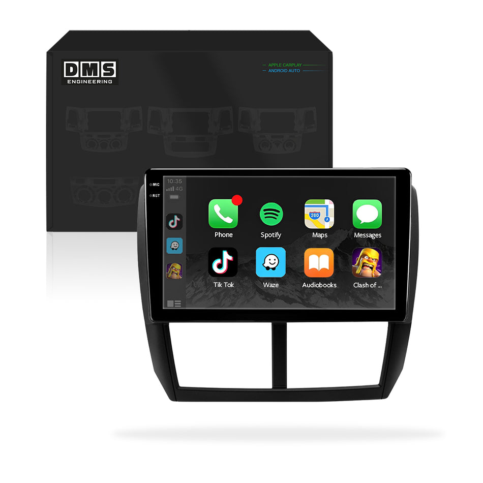 Subaru Forester SH (2007 - 2013) 9" Wireless Android 15 Head Unit for Apple CarPlay / Android Auto