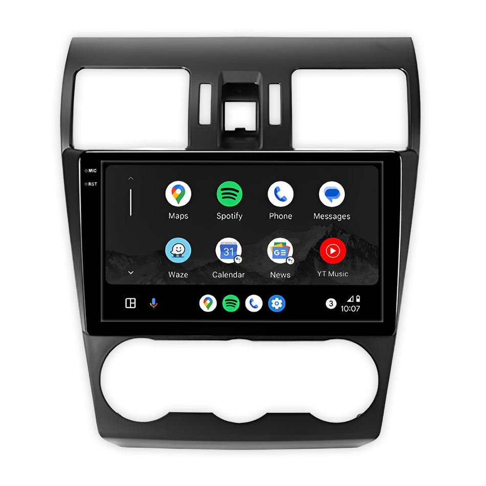 Subaru Forester SJ 4WD (2012 - 2015) 9" Wireless Android 15 Head Unit for Apple CarPlay / Android Auto