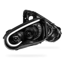 Subaru Impreza Blobeye Sedan / Wagon (2003 - 2005) Black LED 3D Stripe DRL & Projector Headlights LH + RH
