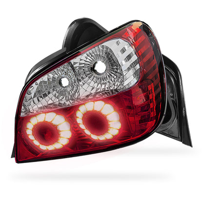 Subaru Impreza GD Sedan / EJ20 (2000 - 2002) Clear Red Altezza Tail Lights LH + RH
