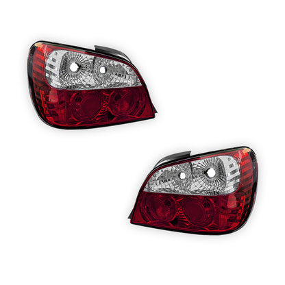 Subaru Impreza GD Sedan / EJ20 (2000 - 2002) Clear Red Altezza Tail Lights LH + RH