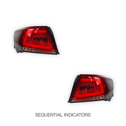 Subaru Impreza GH / GJ / GJ / GP Sedan (2008 - 2013) Spec D Sequential LED Tail Lights LH + RH