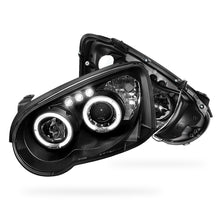 Subaru Impreza WRX STI Sedan / Wagon Blobeye (2003 - 2005) Black Angel Eyes Projector Headlights LH + RH