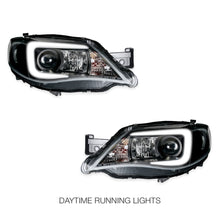 Subaru Impreza WRX STI (2007 - 2013) LED 3D Stripe Bar DRL Projector Headlights LH + RH