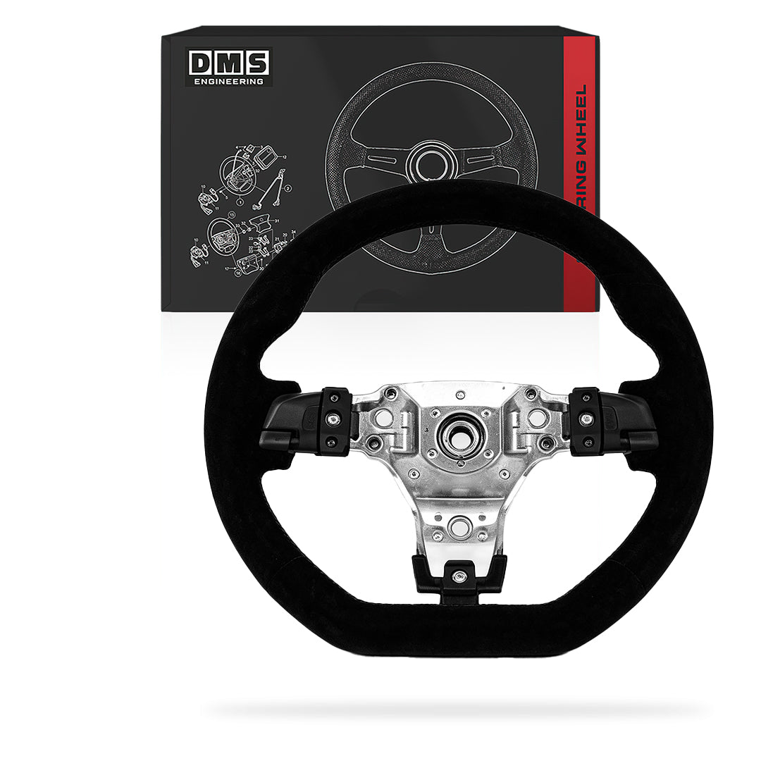 Subaru Levorg VM (2014 - 2021) Type RA Style Full Alcantara Red Stitching Steering Wheel