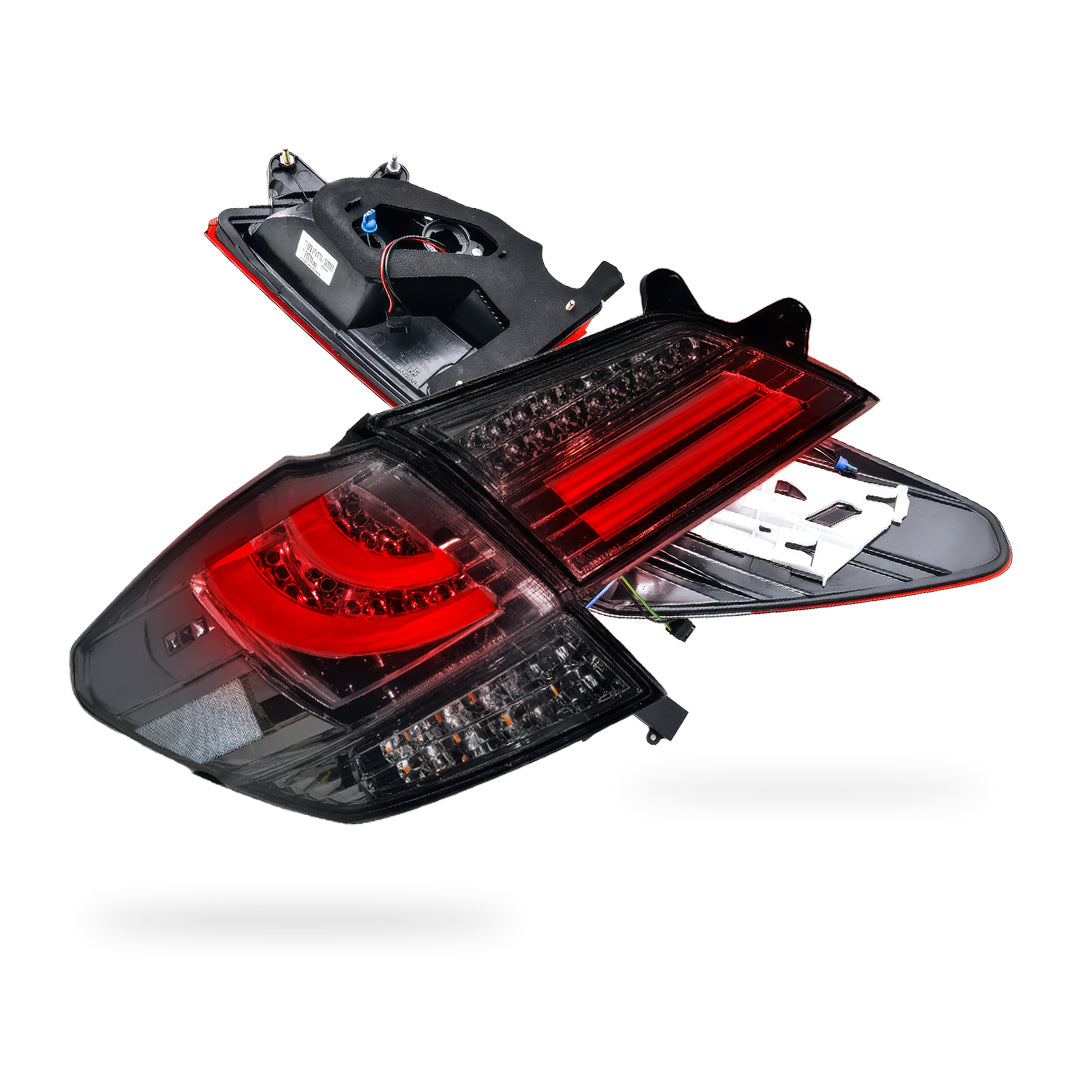 Subaru Liberty BM / BR GEN 5 (2009 - 2014) Sequential CRYSTAL-EYE Full LED Tail Lights LH + RH