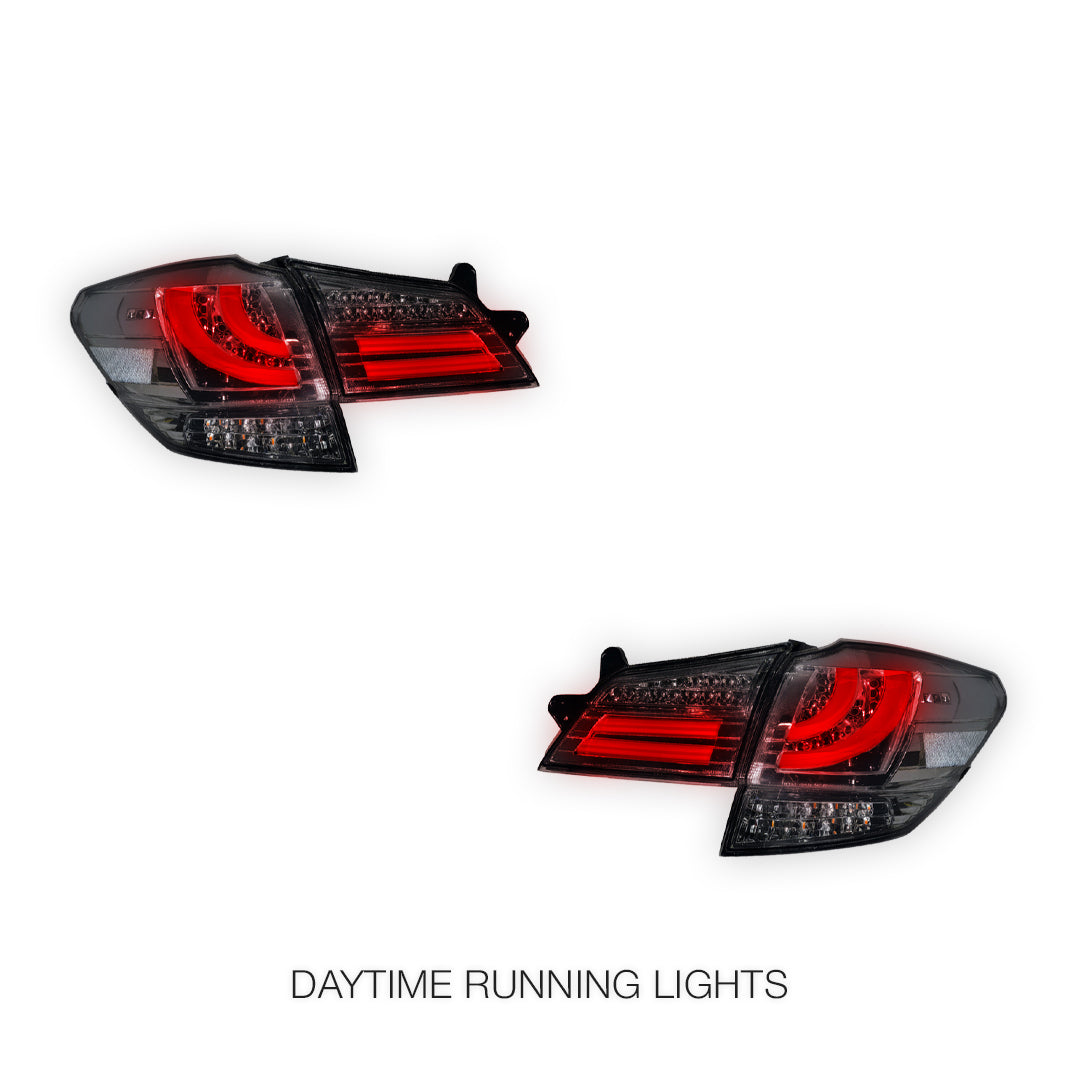 Subaru Liberty BM / BR GEN 5 (2009 - 2014) Sequential CRYSTAL-EYE Full LED Tail Lights LH + RH