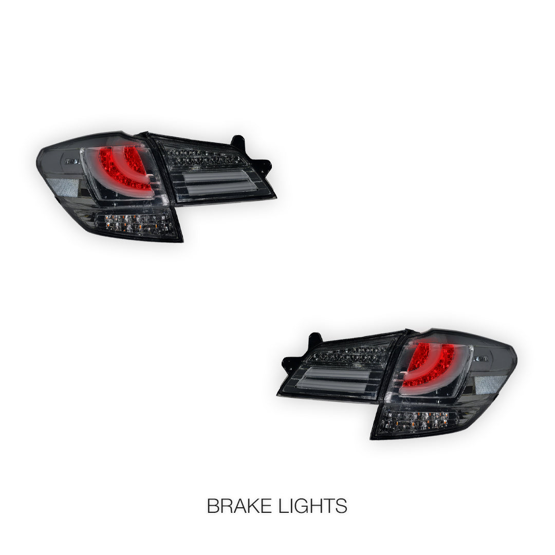 Subaru Outback BR GEN 4 (2009 - 2014) Sequential CRYSTAL-EYE Full LED Tail Lights LH + RH