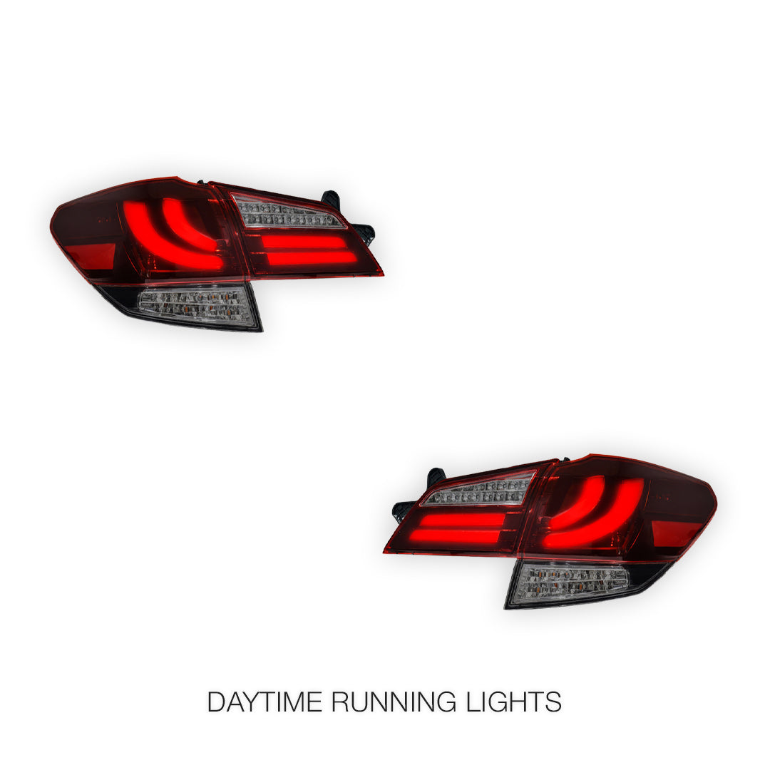 Subaru Outback BR GEN 4 (2009 - 2014) Sequential CRYSTAL-EYE Full LED Tail Lights LH + RH