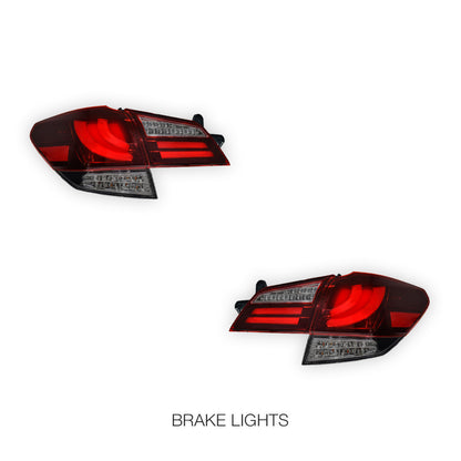 Subaru Outback BR GEN 4 (2009 - 2014) Sequential CRYSTAL-EYE Full LED Tail Lights LH + RH