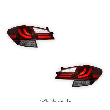 Subaru Outback BR GEN 4 (2009 - 2014) Sequential CRYSTAL-EYE Full LED Tail Lights LH + RH