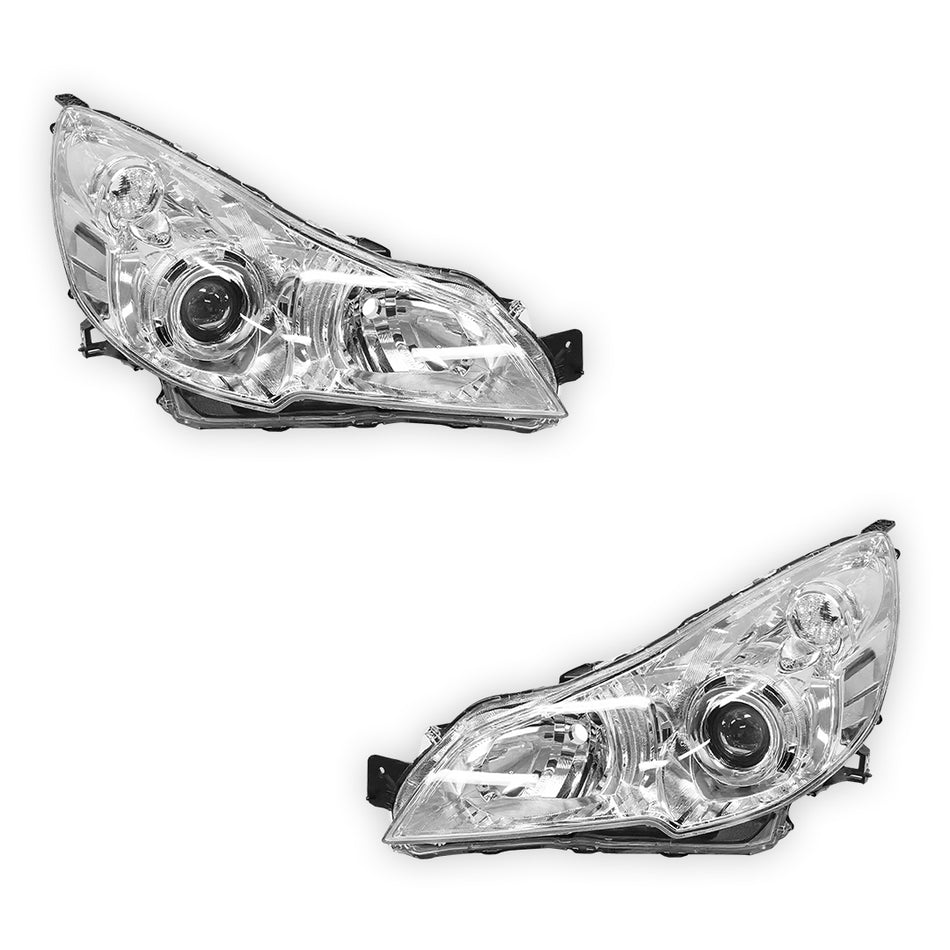 Subaru Outback BR Gen5 (2009 - 2012) Halogen OEM Style Headlights LH + RH