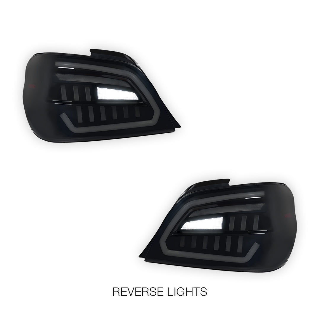 Subaru WRX GD (2001 - 2007) Smoked Full LED Tail Lights LH + RH