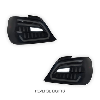 Subaru WRX GD (2001 - 2007) Smoked Full LED Tail Lights LH + RH