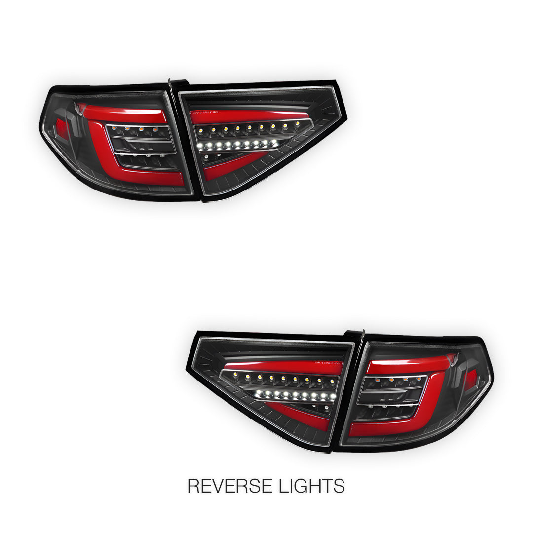 Subaru WRX GE / GH / GR / GV Hatchback (2008 - 2013) Spec D Sequential LED Tail Lights LH + RH (Copy)