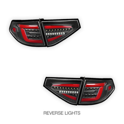Subaru WRX GE / GH / GR / GV Hatchback (2008 - 2013) Spec D Sequential LED Tail Lights LH + RH (Copy)