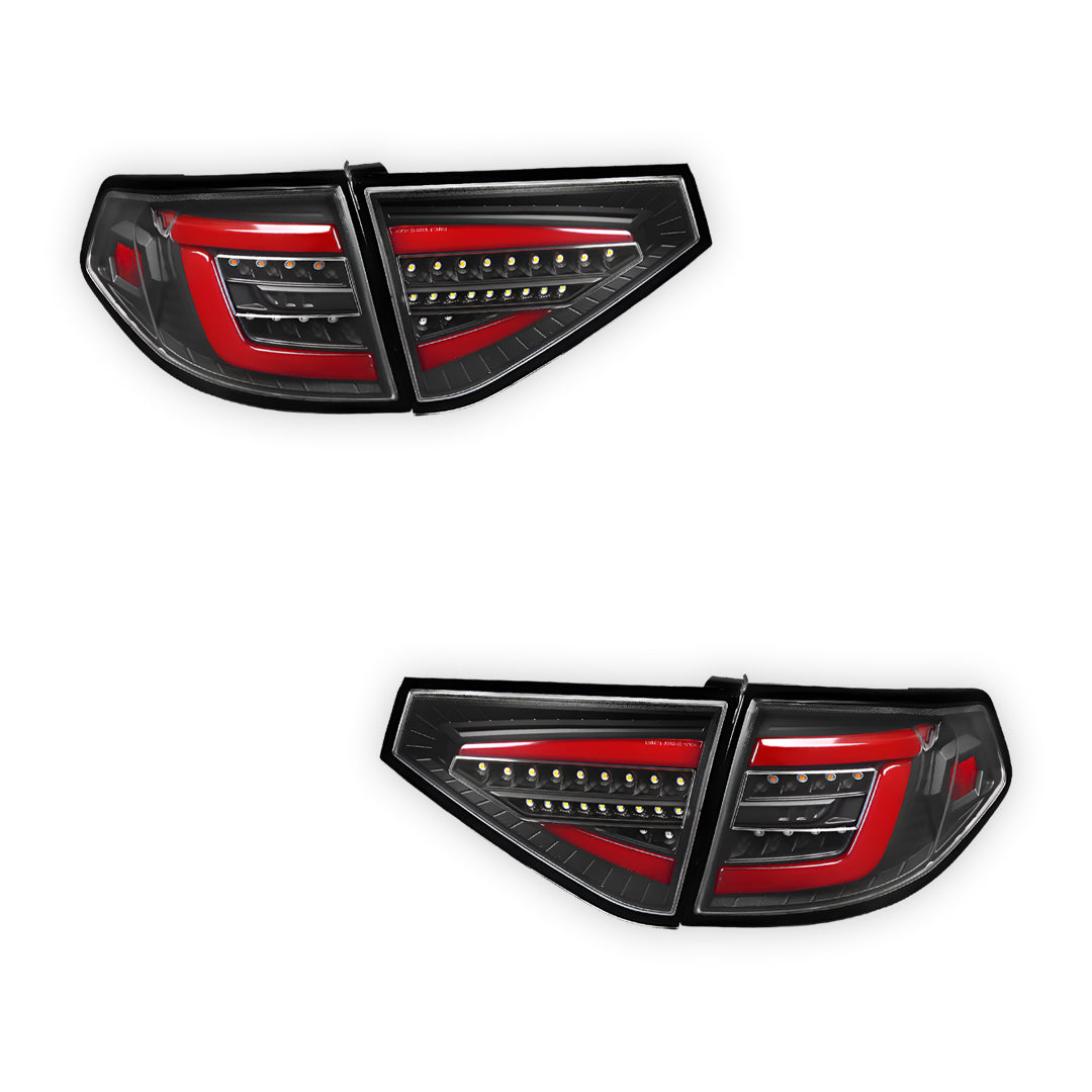 Subaru WRX GE / GH / GR / GV Hatchback (2008 - 2013) Spec D Sequential LED Tail Lights LH + RH (Copy)