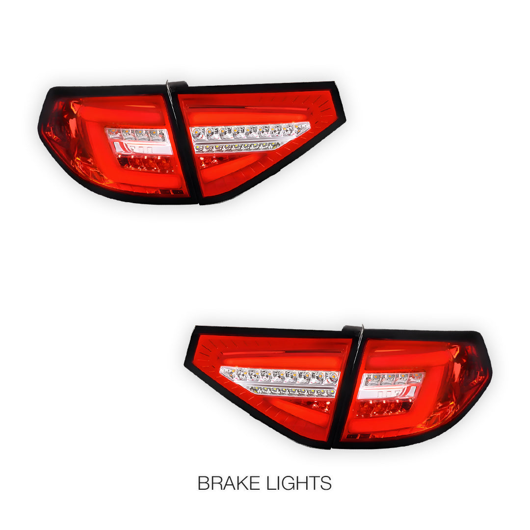 Subaru WRX GE / GH / GR / GV Hatchback (2008 - 2013) Spec D Sequential LED Tail Lights LH + RH (Copy)