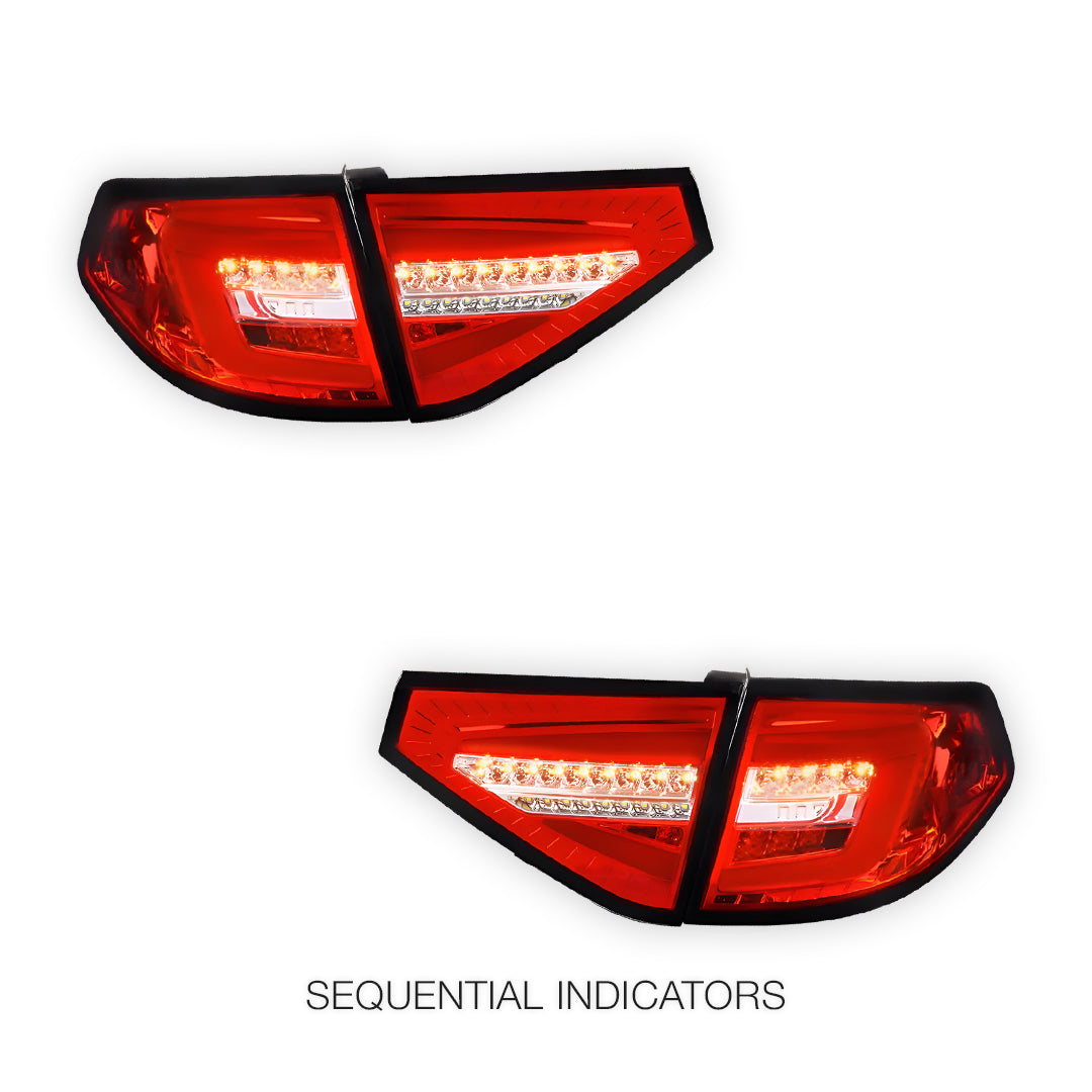 Subaru WRX GE / GH / GR / GV Hatchback (2008 - 2013) Spec D Sequential LED Tail Lights LH + RH (Copy)