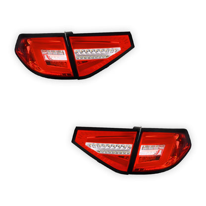 Subaru WRX GE / GH / GR / GV Hatchback (2008 - 2013) Spec D Sequential LED Tail Lights LH + RH (Copy)