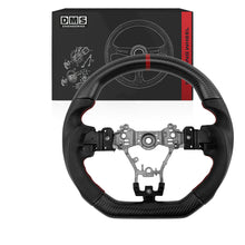 Subaru WRX VA (2015 - 2021) Matte Carbon CF Leather Red Line+ Stitching Steering Wheel