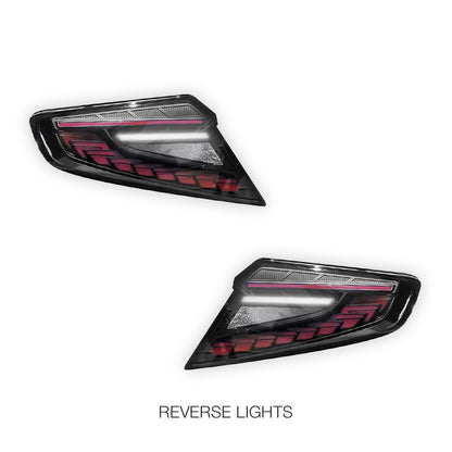 Subaru WRX VB (2022 - 2025) Dragon Scale Style Sequential Smoked Tail Lights LH + RH