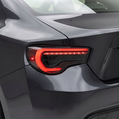 Subaru BRZ / ZC6 1st Gen. (2012 - 2021) Sequential Full Smoked LED Tail Lights LH + RH