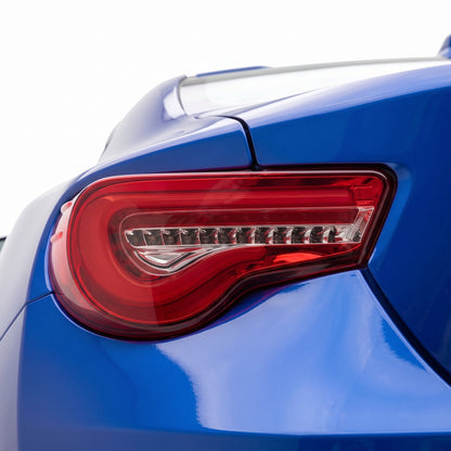Subaru BRZ / ZC6 1st Gen. (2012 - 2021) Valenti Sequential Full Red LED Tail Lights LH + RH installed close-up